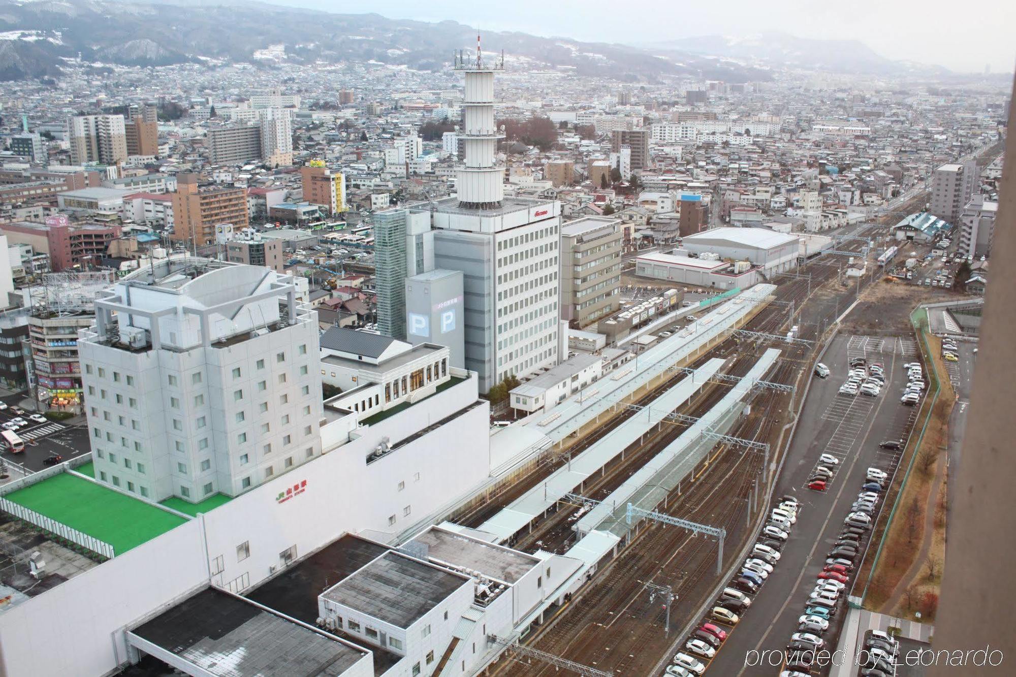 Yamagata Eki Nishiguchi Washington Hotel Buitenkant foto